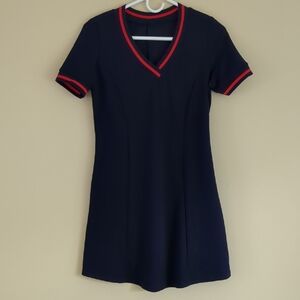 XS Shein Blue And Red Dress